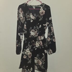 J for Justify Women's Floral Dress Long Sleeve Size 1X